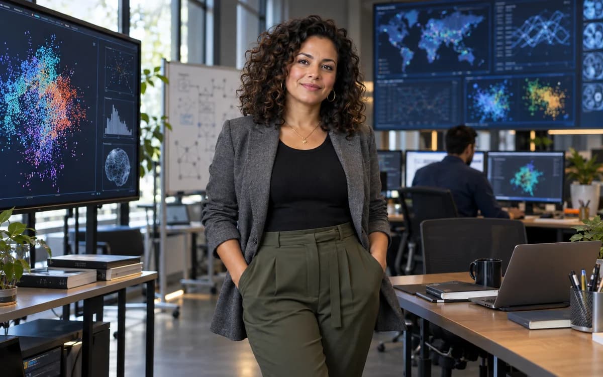 Data Scientist at work in a professional setting