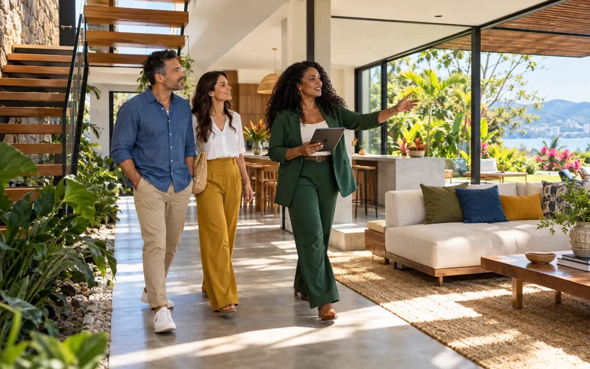 Real Estate Agent at work in a professional setting