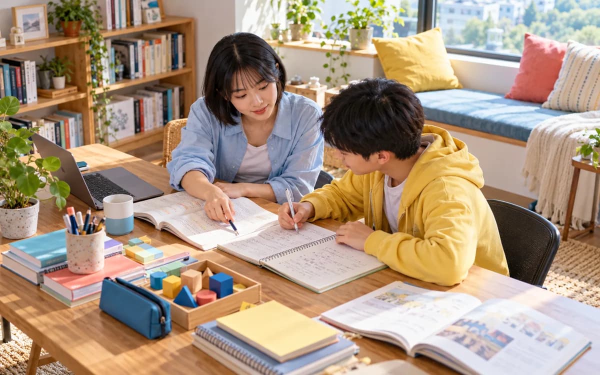Tutor at work in a professional setting