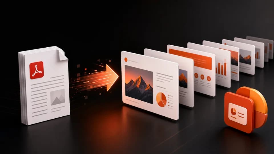 How to convert PDF to PowerPoint with Medux MCP — tutorial cover