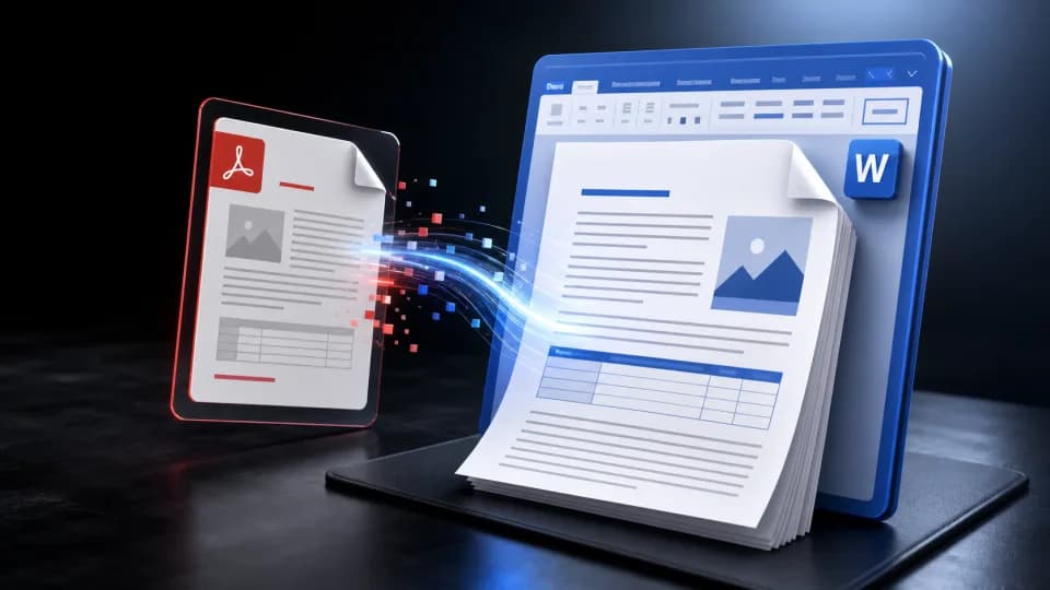 How to convert PDF to Word with Medux MCP — tutorial cover