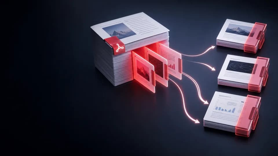 How to split or extract PDF pages with Medux MCP — tutorial cover