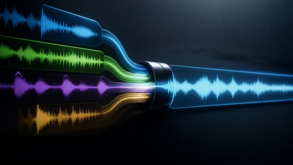How to merge audio files with Medux MCP — tutorial cover