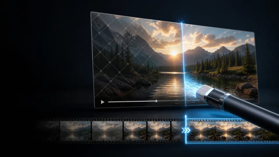 Remove a watermark from video with AI and Medux MCP — tutorial cover